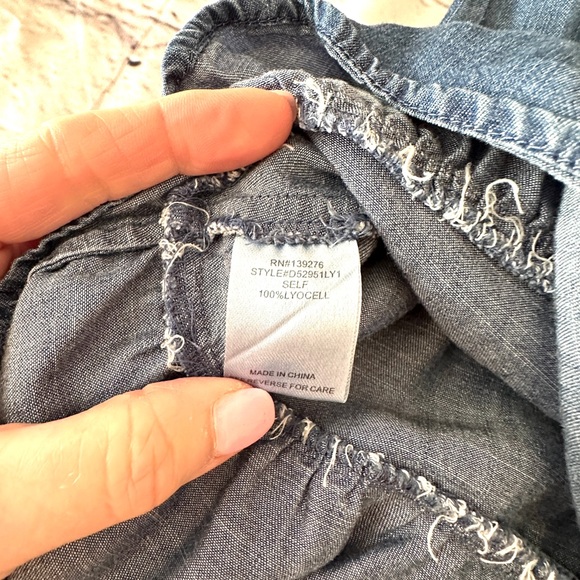 Danielrainn flutter sleeve chambray dress - Picture 7 of 7